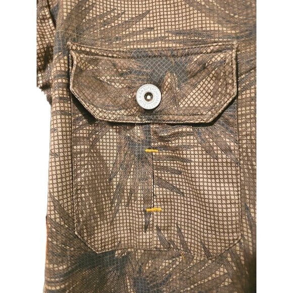 NWT Superdry Army Shirt Men's XL Green Camo Military Field Army Casual Utility - Picture 5 of 13